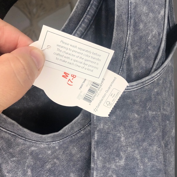 Twist Tank Grey/Blue Size M NWT Wonder Nation - Picture 4 of 4